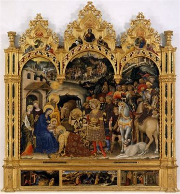 The Adoration of the Magi – A Masterpiece of Byzantine Influence and Golden Age Opulence!