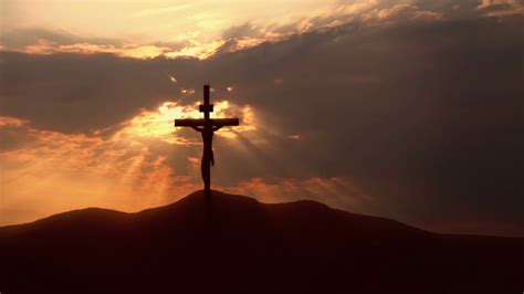 The Crucifixion - An Eerie Interplay of Light and Shadow!