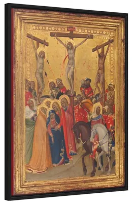 The Crucifixion by Pietro Cavallino: A Masterpiece of Late Medieval Emotional Intensity and Symbolic Depth!