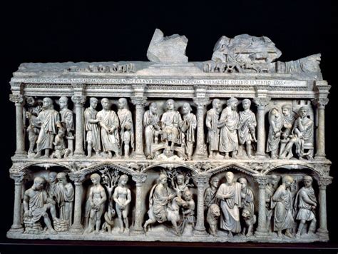 The Sarcophagus of Junius Bassus: A Tapestry of Ancient Roman Life and Death Woven in Marble!